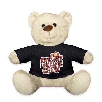Fantastic line dance crew - Teddy Bear - black - Front