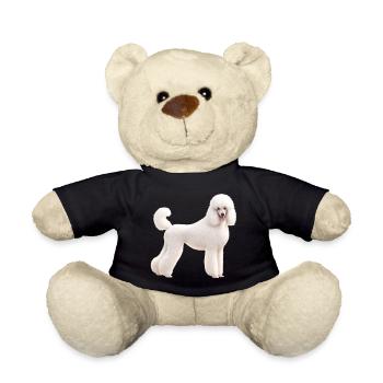 Poodle Large White - Teddy Bear - black - Front