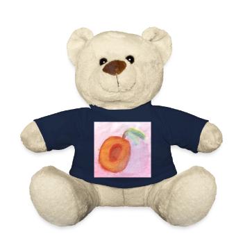 Pfirsisch_Wasserfarben - Nounours - bleu marine - Devant