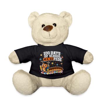 100 jours d’école Mille-pattes 100 Enfants - Nounours - noir - Devant
