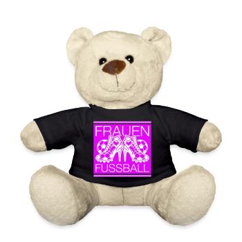 Frauenfussball Fussballschuhe Symbol - Teddy - Schwarz - Vorne