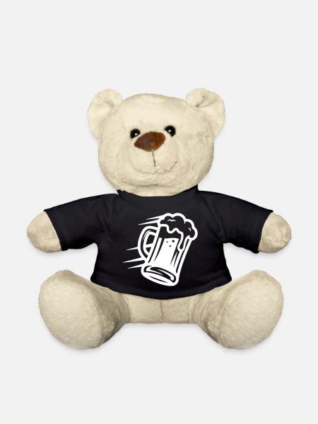 Bier Bierglas Symbol - Teddy - Schwarz