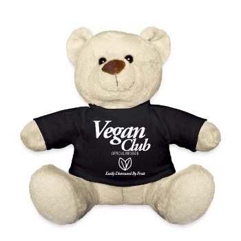 Vegan CLub Official Member - Teddy - Schwarz - Vorne