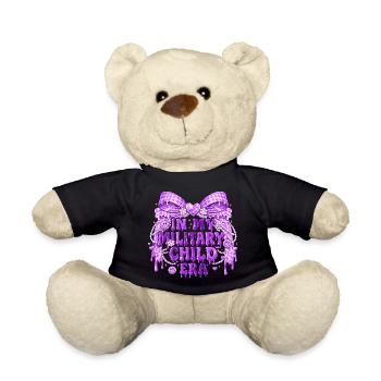 Military Child Era Lila | Militair Kindergeschenk - Teddy - Schwarz - Vorne