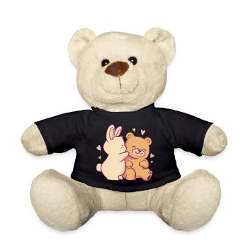 T-shirt Bunny Bear - Nounours - noir - Devant