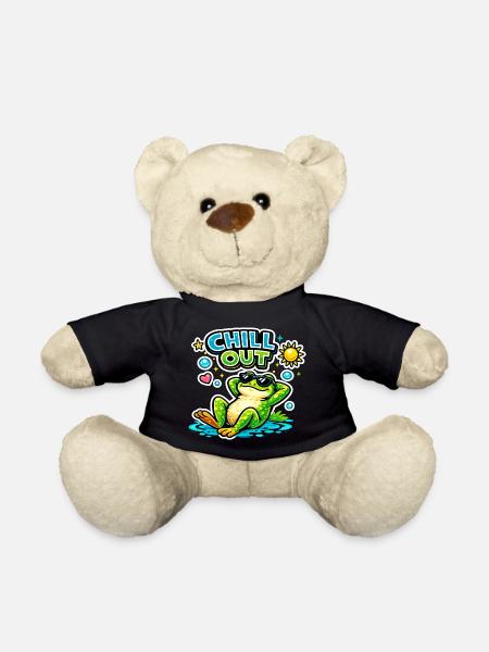 Chillfrosch am Pool - Teddy - Schwarz