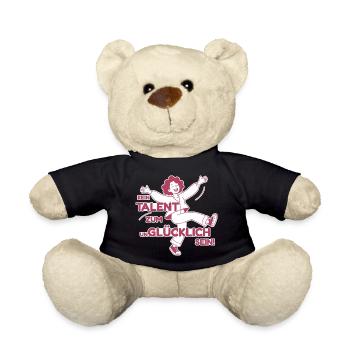 KEIN TALENT ZUM UNGLÜCKLICH SEIN Mädchen rosa - Teddy - Schwarz - Vorne