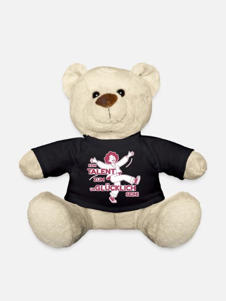 KEIN TALENT ZUM UNGLÜCKLICH SEIN Mädchen rosa - Teddy - Schwarz