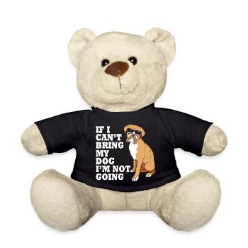 Chien Boxer - Nounours - noir - Devant
