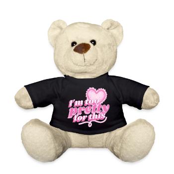Pretty Ladies - Teddy Bear - black - Front