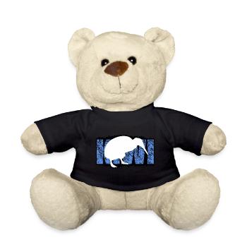 kiwi - Teddy Bear - black - Front