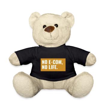 NO E-COM, NO LIFE. Design - Teddy - Schwarz - Vorne