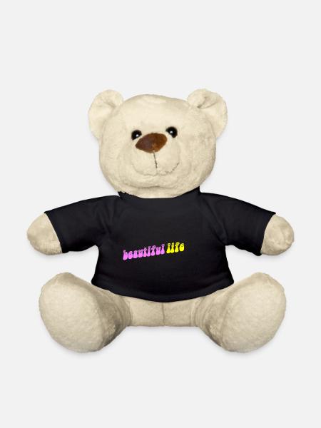 Beautiful life retro fun - Teddy - Schwarz