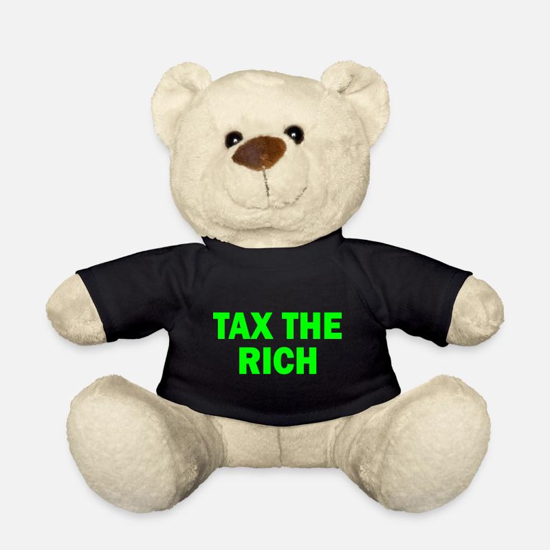 Tax the rich - Teddy - Schwarz