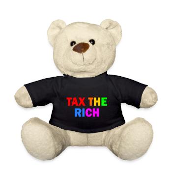 Tax the rich - Nounours - noir - Devant