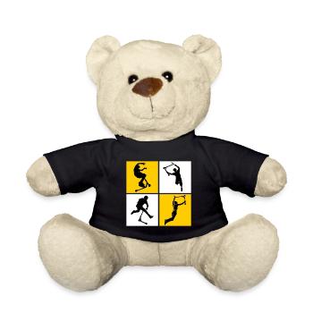Freestyle-Roller - Teddy - Schwarz - Vorne