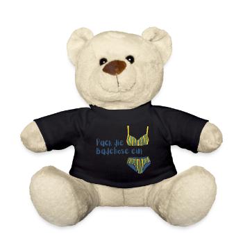 Pack die Badehose ein - Teddy - Schwarz - Vorne