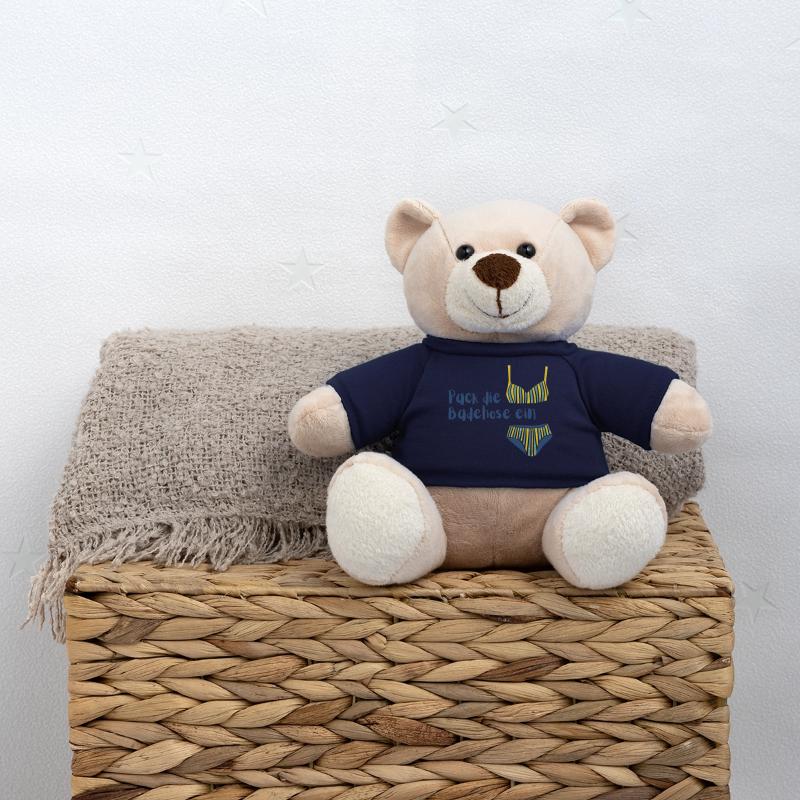 Pack die Badehose ein Teddy