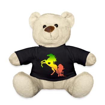 Pferd Pferd - Teddy - Schwarz - Vorne