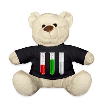 Augsburg Blend - Red Green White - Teddy Bear - black - Front