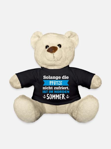 Solange die Pfütze nicht zufriert, Norden Sommer - Teddy - Schwarz