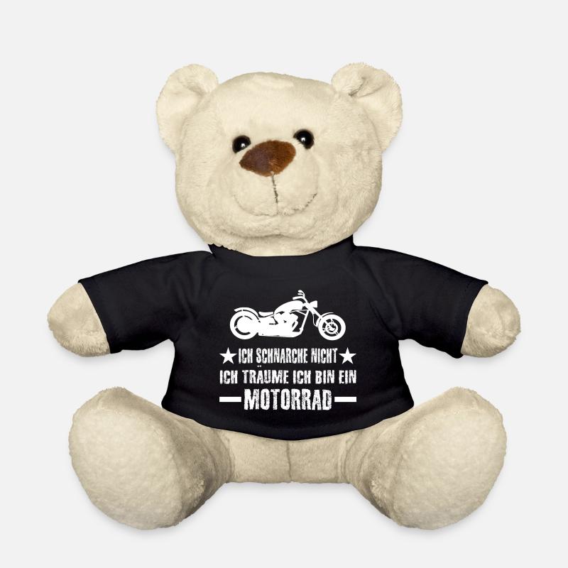 Motorrad - Teddy - Schwarz
