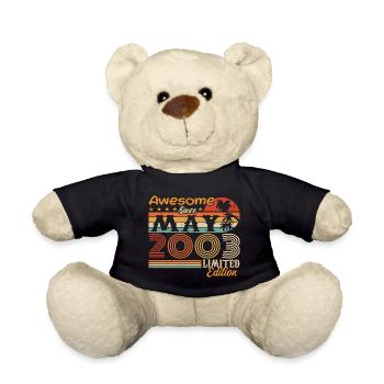 May 2003 - Year 2003 Anniversary - May 2003 - Teddy Bear - black - Front