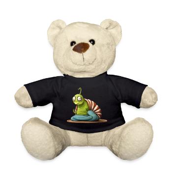 Schnecken Yoga / Yogi Schnecke - Teddy - Schwarz - Vorne