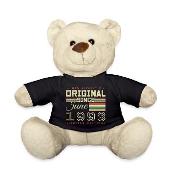 Geschenk Anniversaire Juin 1998, Geschenk Juni 1998 - Teddy - Schwarz - Vorne