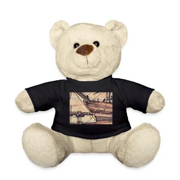 Ship No. 4 - Teddy Bear - black - Front