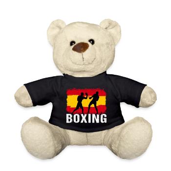 Boxing Spanien Kampfsport Boxer - Teddy - Schwarz - Vorne