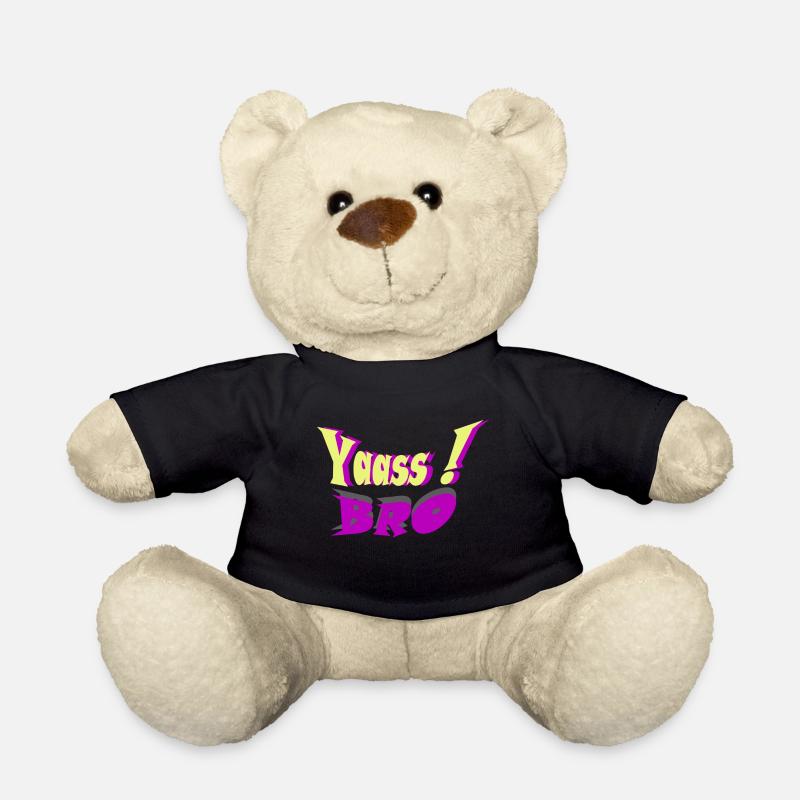 YAASS BRO - Nounours - noir