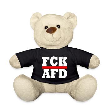 Fck afd - Teddy - Schwarz - Vorne
