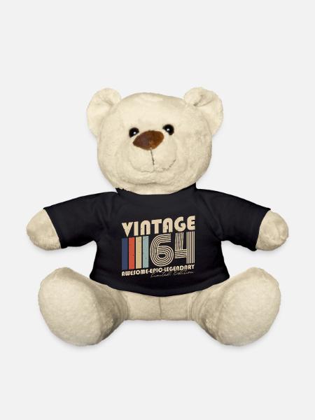 Vintage 1964 Vintage cadeau d’anniversaire rétro - Nounours - noir