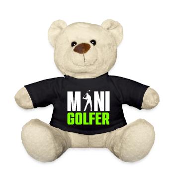 Minigolfer Golf Game Golf Sport Golfer - Teddy - Schwarz - Vorne