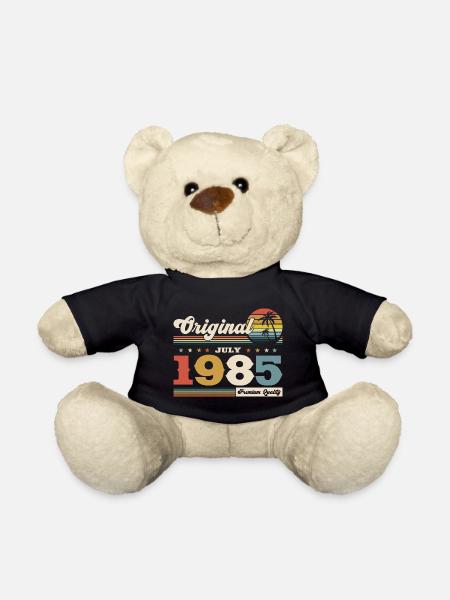 40ème Anniversaire Original Juillet Millésime 1985 - Nounours - noir