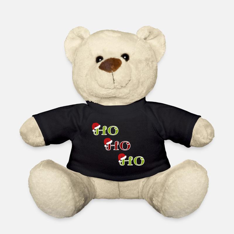 Ho Ho Ho - Teddy Bear - black
