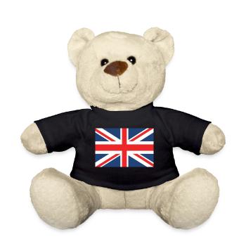 Union jack - Teddy - Schwarz - Vorne