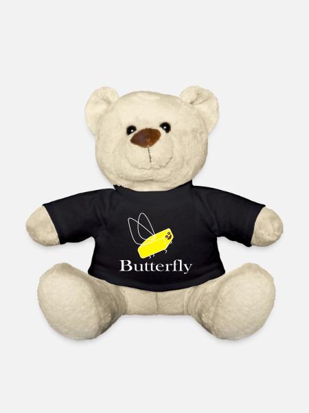 Butterfly - Teddy - Schwarz