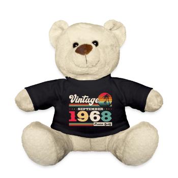 55ème Anniversaire Millésime Septembre Millésime 1968 - Nounours - noir - Devant