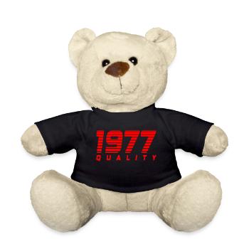 1977 quality | Farbe änderbar - Teddy - Schwarz - Vorne