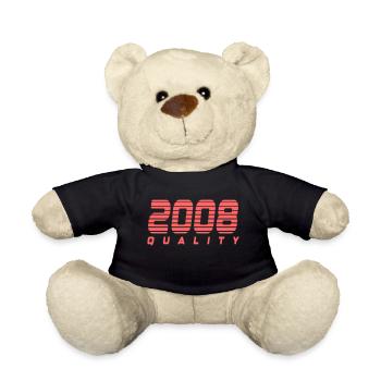 2008 quality | Farbe änderbar - Teddy - Schwarz - Vorne
