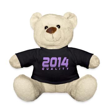 2014 quality | Farbe änderbar - Teddy - Schwarz - Vorne