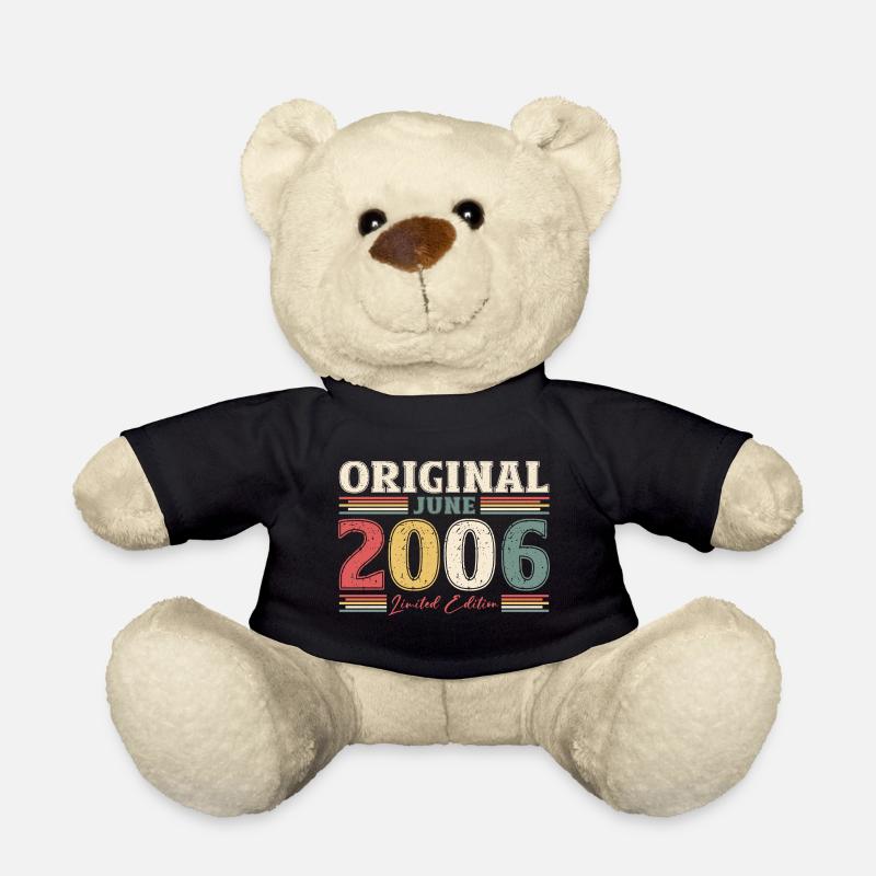 Original Juni 2006 Jahrgang 2006 18. Geburtstag 06 - Teddy - Schwarz