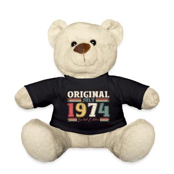 50e anniversaire Original juin 1974 Né en 1974 - Nounours - noir - Devant