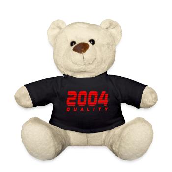 2004 quality | Farbe änderbar - Teddy - Schwarz - Vorne