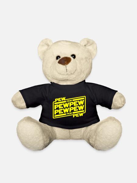 Pew Pew Pew - Teddy Bear - black