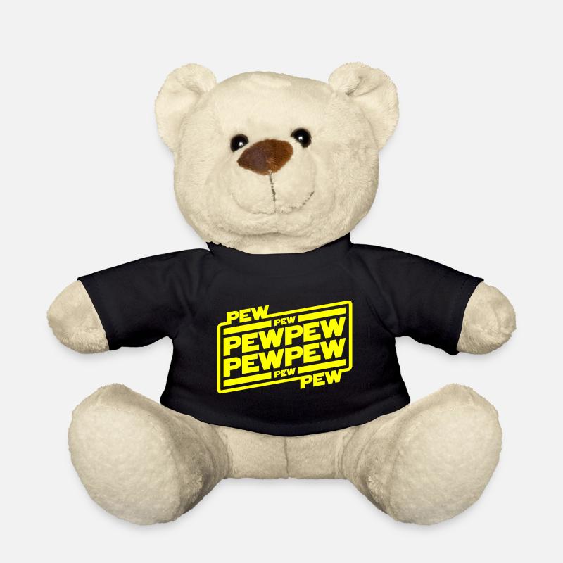 Pew Pew Pew - Teddy Bear - black