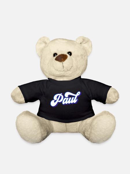 Paul | Farben änderbar - Teddy - Schwarz