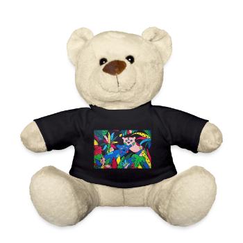 Mystic Panthers Pop Art - Teddy Bear - black - Front